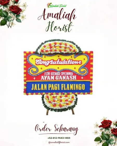 Sewa Papan Bunga tengahtani